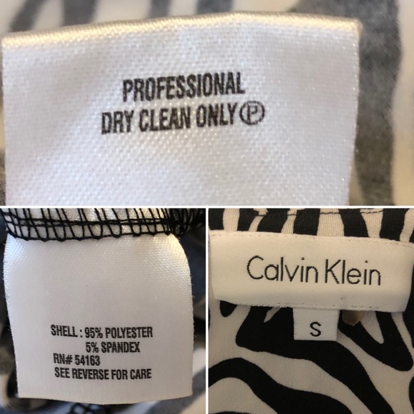 Calvin Klein Zebra Print Sleeveless Top S - Picture 5 of 7